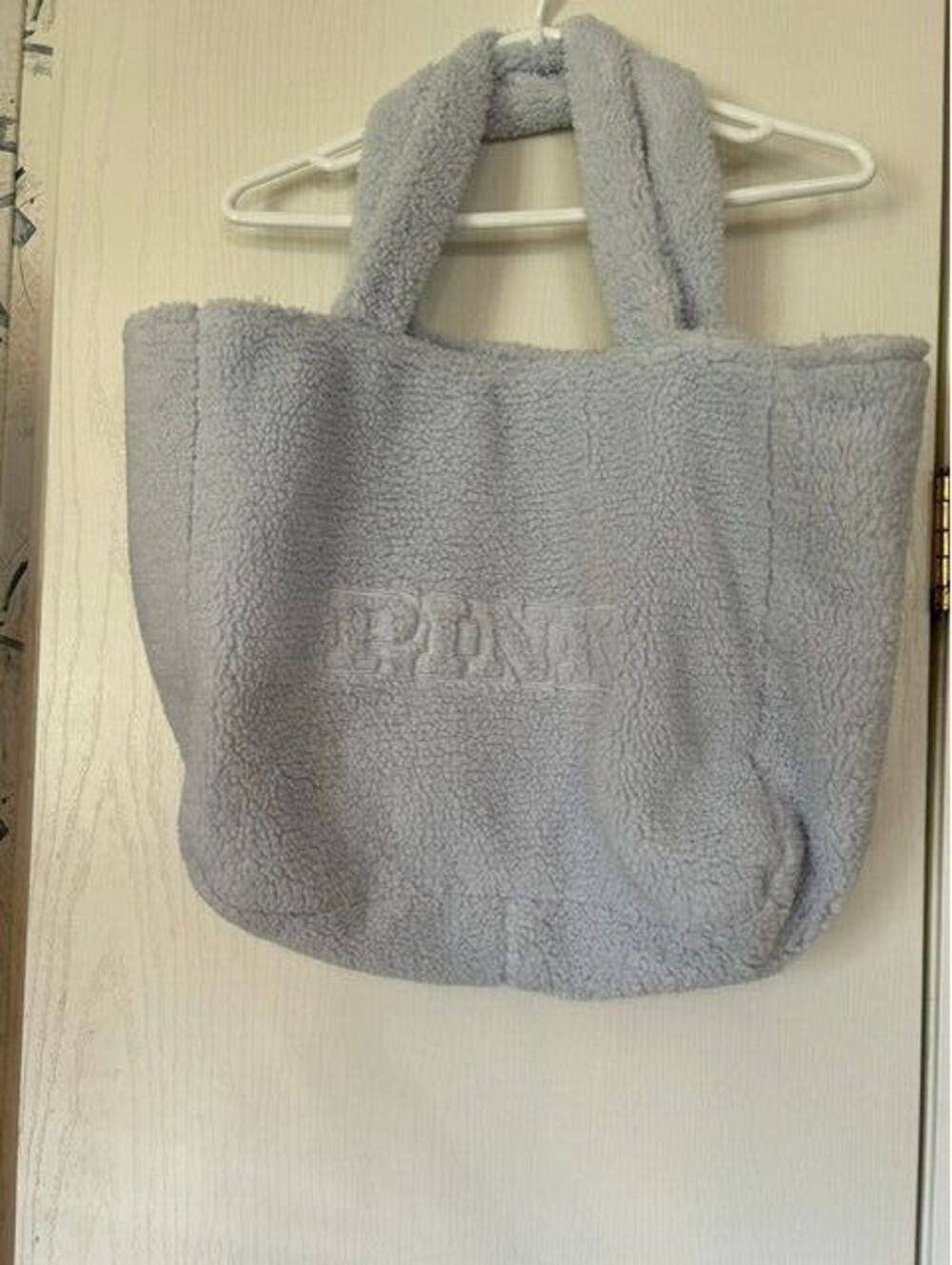 Victorias Secret Pink Sherpa tote